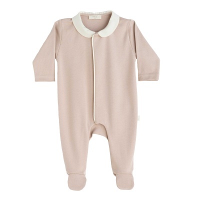 Babygrow algodão Angel Collection rosa pastel