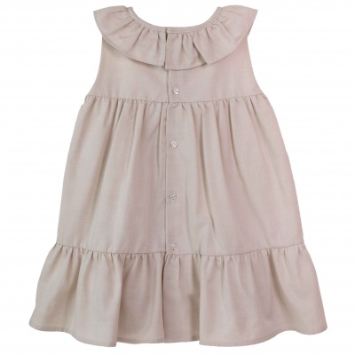 Vestido algodão c/ folho Oxford Collection