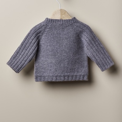 Casaco com bolsos tricotado em lã | LOVE IN WINTER DAYS