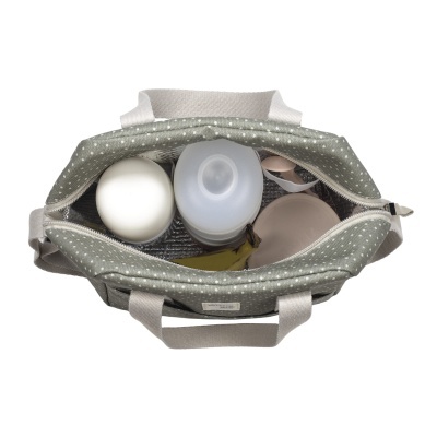 Lancheira térmica Polka Dot Poppy Moss