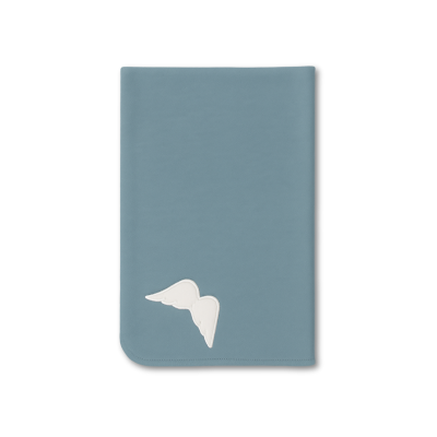 Fralda algodão Angel Collection azul stone