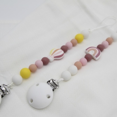 Fita de chucha de Silicone Rosa