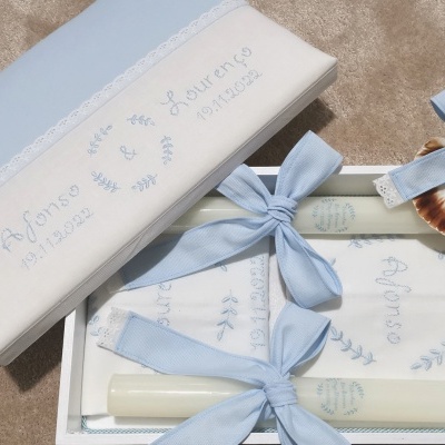 Conjunto de Batizado para irmãos