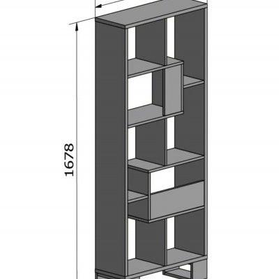 Estante vertical ou horizontal Wave