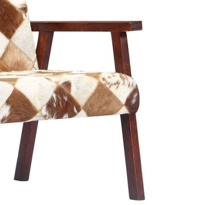 Poltrona em Couro Cabra Genuino