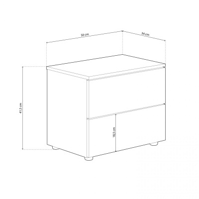 Mesa Cabeceira Bekas