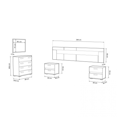 Conjunto Quarto Libra