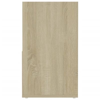 Painel vertical de madeira clara com padrão de veios naturais