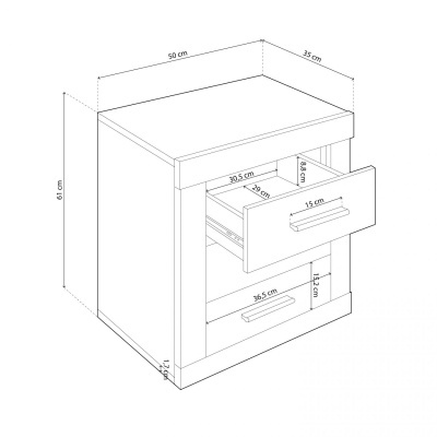 Mesa Cabeceira Amora