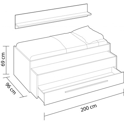 Cama Dupla Juvenil 2