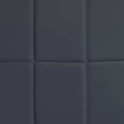 Superfície acolchoada cinzento escuro com padrão quadrado