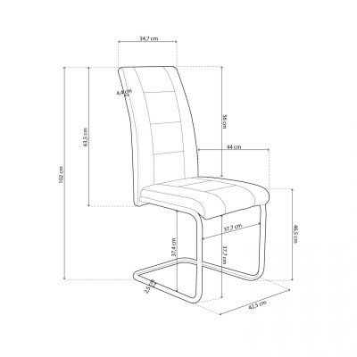 Pack 4 cadeiras Zena