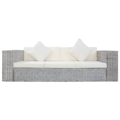 Sofa Vime Genuino Cinza