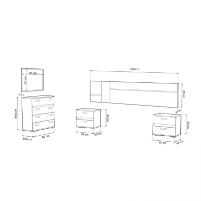 Conjunto Quarto Peseta