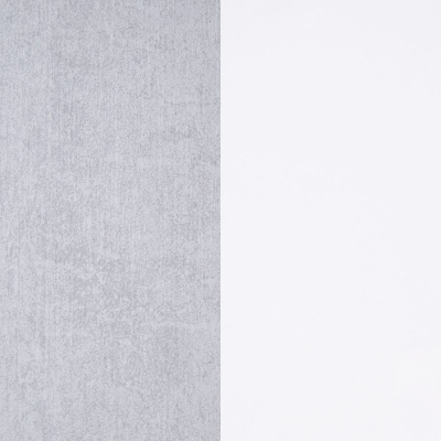 Superfície dividida em cinza texturizado e branco liso