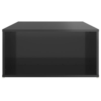 Móvel caixa preto retangular em fundo branco