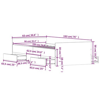 Cama Solteiro Verona