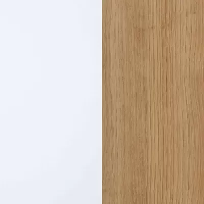 Superfície branca lisa ao lado de padrão de madeira clara texturada