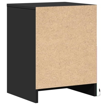 Móvel suporte para máquina de lavar louça com porta de cortiça e estrutura preta