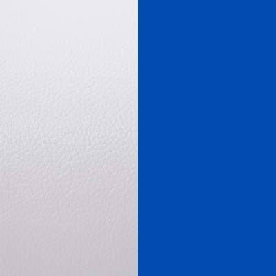 Superfícies branca texturizada e azul lisa lado a lado