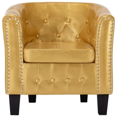 Poltrona Couro Artificial Lua