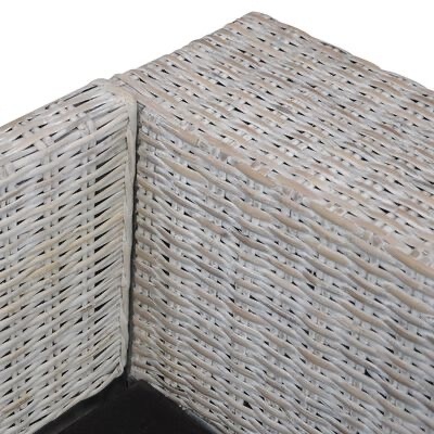 Sofa Vime Genuino Cinza