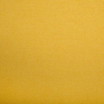 Tecido amarelo liso com textura visível