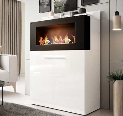 Aparador com Lareira Aparador com Lareira