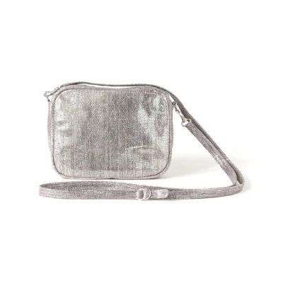 Silver Zip Bag