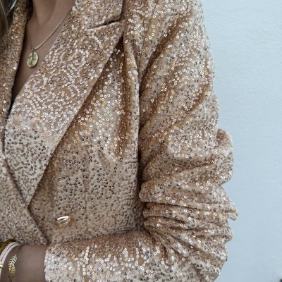 Blazer Veludo Hollywood Lantejoulas | Várias Cores