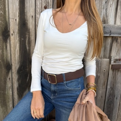 Basiquinhas Decote V Mint | Várias Cores