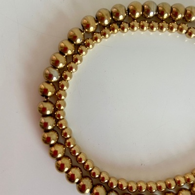 Pulseiras Contas | Dourado