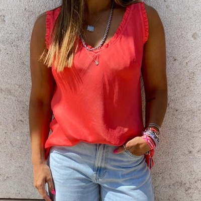 Top Folhinhos Modelo Acetinado | Várias Cores