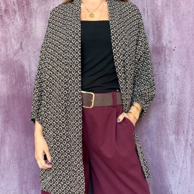 Kimono Geométrico | Várias Cores