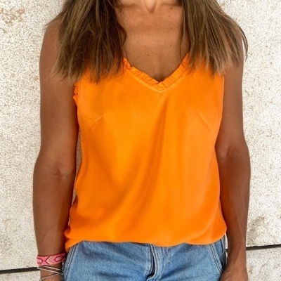 Top Folhinhos Modelo Acetinado | Várias Cores