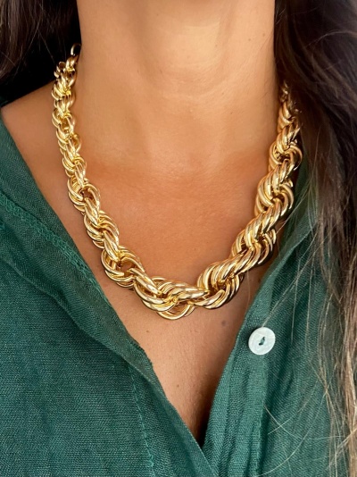 Malha Gibraltar Dourada