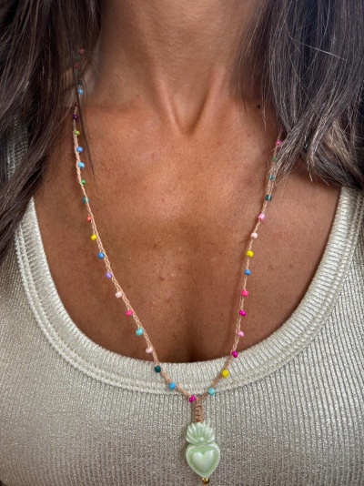 Fio Coração com Missangas