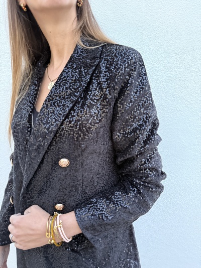 Blazer Veludo Hollywood Lantejoulas | Várias Cores