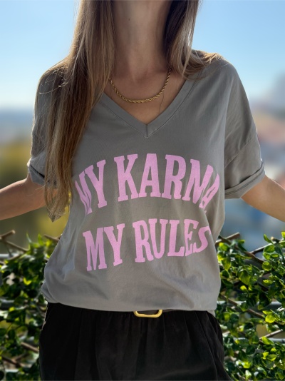 T-Shirt oversized Karma | Várias Cores