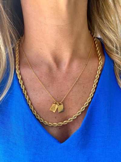 Escapulário Pendentes  | Dourado