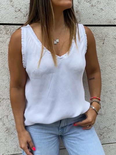 Top Folhinhos Modelo Acetinado | Várias Cores