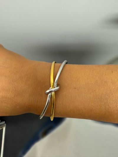 Pulseira Nó Bicolor