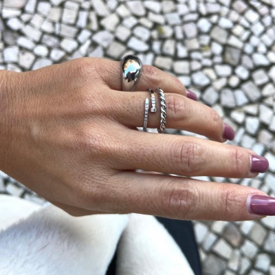 Anel Luca | Prateado