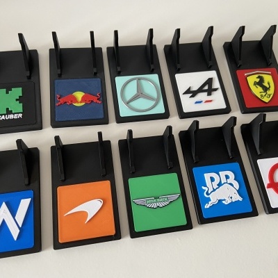 20 Suportes para LEGO Speed Champions - Carros de Corrida F1