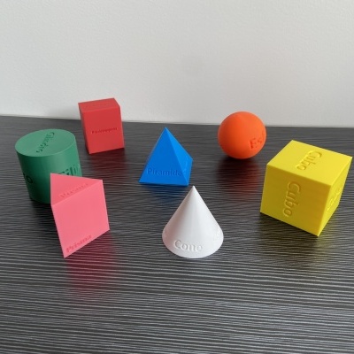 Sólidos geométricos #  Kit 1 Colorido
