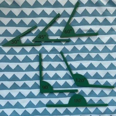 Ângulos # Tamanho maior # Verde