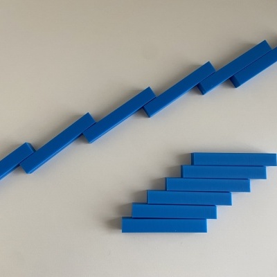 Fidget Toys # 24 # Quadrado azul