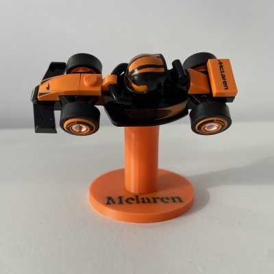 Suporte para mini carro de F1 LEGO - Mclaren