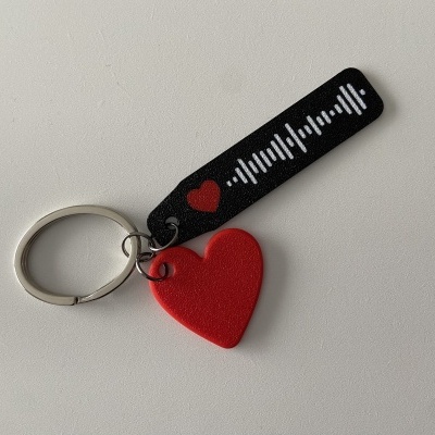 Porta-chaves com código para o spotify