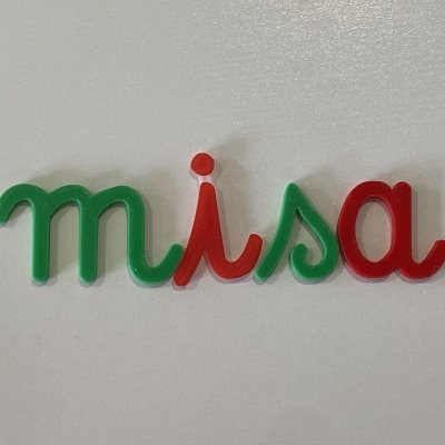 Alfabeto móvel # Letras cursivas minúsculas # 3 unidades de cada letra